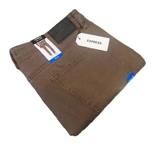 Express Slim Fit Men’s 38x30 Brown Jeans NWT, $88 MSRP